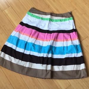 Talbots full midi summer skirt, lined, size 6/8